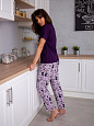 РАСПРОДАЖА Пижама "Пальма"_135/сиреневый